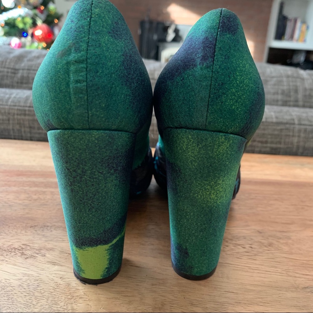 Dries Van Noten Silk Block Heels - Picture 9 of 9
